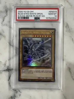 YuGiOh Blue-Eyes White Dragon MVP1-ENSV4 Ultra Rare Limited Edition PSA 10 - Image 1