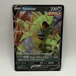 Tyranitar V SWSH109 SWSH: Sword & Shield Promo Cards Holo MP Tcg Card - Image 1