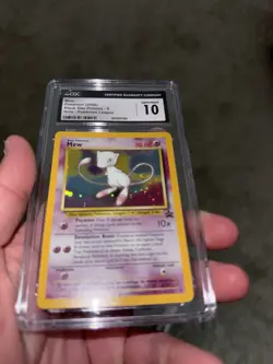 CGC 10 GEM MINT Mew # 9 HOLO WOTC Black Star Promo Pokemon Card - Image 4
