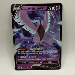 Galarian Articuno V 058/198 Chilling Reign HP Full Art Ultra Rare Pokemon Card - Image 1