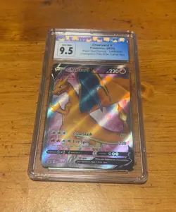 CGC 9.5 Charizard V Full Art SWSH050 ETB Promo 2020 Graded Pokemon Card TCG - Image 1