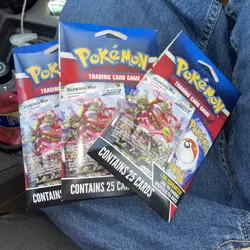 Pokemon TCG Pack with 1 Foil Card Guaranteed - New/Sealed - Lot of 3 - Image 2