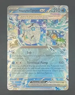 Pokemon Card Wellspring Mask Ogerpon EX 027/131 Prismatic Evolutions - Near Mint - Image 1
