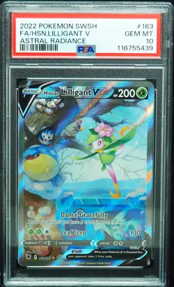 Hisuin Lilligant V 163/189 PSA 10 Astral Radiance Pokemon Card, New Cert! - Image 1