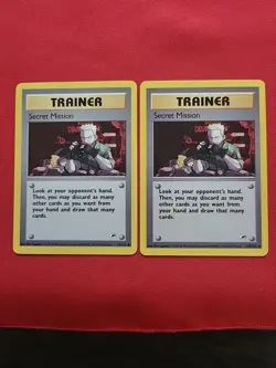 Pokemon: Secret Mission #118/132 Gym 2000 Vintage WOTC Non-holo - NM / LP - T132 - Image 1