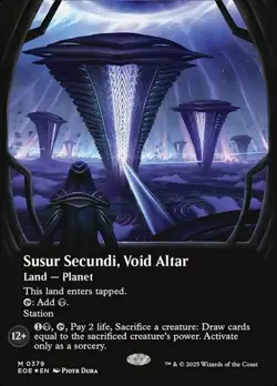 Susur Secundi, Void Altar - Galaxy Foil Extended Art Showcase EOE LP MTG - Image 1