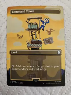 Command Tower Borderless MTG Fallout PIP 360 NM Unplayed Regular - Image 2