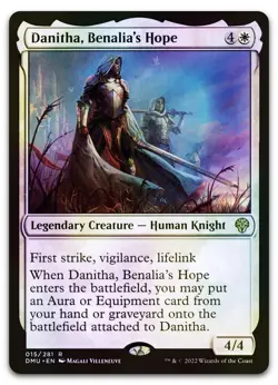 Danitha, Benalia's Hope #15 (Foil) (NM) Dominaria United DMU Magic MTG - Image 1