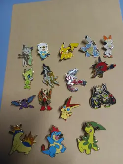 Pokemon Official Pokemon Enamel Pin Lot - Image 1