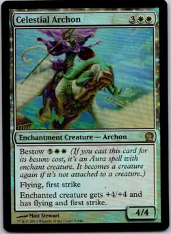 Magic the Gathering Celestial Archon Theros Foil MTG Free Shipping! - Image 1