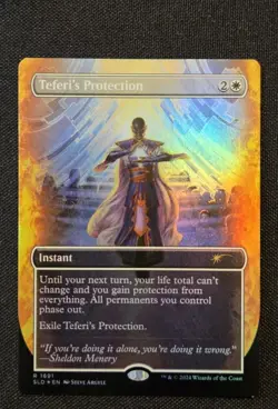 MTG - Teferi's Protection RAINBOW FOIL - Secret Lair Drop NM Rare #1691 Sheldon - Image 1