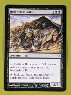 Relentless Rats x1 Fifth Dawn 1x Magic the Gathering MTG - Image 1