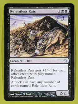 Relentless Rats x1 Fifth Dawn 1x Magic the Gathering MTG - Image 1