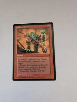 Goblin Grenade (Spencer) Fallen Empires Regular MTG LP - Image 1