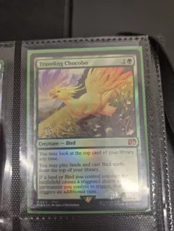 Pre Release Traveling Chocobo Stamped (FOIL) MTG Final Fantasy - Image 1