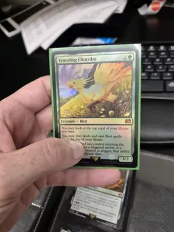 Pre Release Traveling Chocobo Stamped (FOIL) MTG Final Fantasy - Image 2