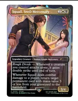 MTG | Squall, SeeD Mercenary #0002 | Final Fantasy | Promo | Foil - Image 1