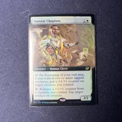 Sunstar Chaplain MTG Edge Of Eternities Full Art Foil Rare Creature 0324 - Image 1