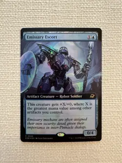 Emissary Escort Foil Extended Art R0326 Edge of Eternities MTG NM - Image 1