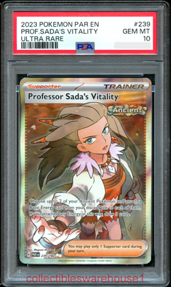 Pokemon Paradox Rift Professor Sada's Vitality 239 PSA 10 - Image 1