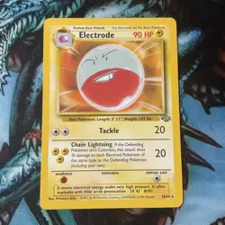 Electrode 18/64 Jungle Rare Pokemon Card Non-Holo Nm - Image 1