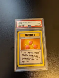 1999 Pokemon Game First 1st Edition Revive #89 PSA9 - Image 1