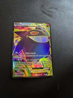 Pokemon Gengar EX TCG Full Art Holo Card 114/119 XY-Phantom Forces - Image 2