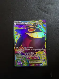 Pokemon Gengar EX TCG Full Art Holo Card 114/119 XY-Phantom Forces - Image 3