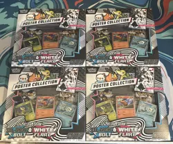 POKEMON BLACK BOLT AND WHITE FLARE POSTER COLLECTION BOX NEW SEALED Lot Of 4 - Image 1