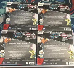 POKEMON BLACK BOLT AND WHITE FLARE POSTER COLLECTION BOX NEW SEALED Lot Of 4 - Image 2