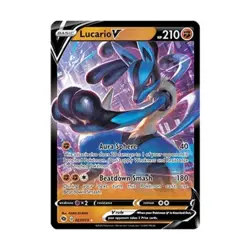 Pokemon Champions Path Lucario V (UR) #27/73 (Holo) NM - Image 1