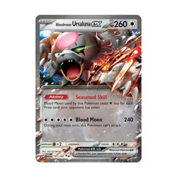 Pokemon SV06: Twilight Masqu Bloodmoon Ursaluna ex - 141/167 (DR) #141/167 NM - Image 1