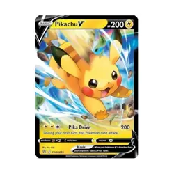 Pokemon SWSH: Sword & Shield Promo Car Pikachu V - SWSH285 (P) #SWSH285 (H NM - Image 1