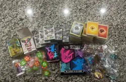 pokemon lot players guides energy decks dice vstar live codes(unused) base cards - Image 1