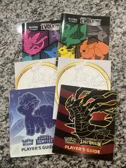 pokemon lot players guides energy decks dice vstar live codes(unused) base cards - Image 2