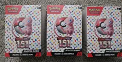 Pokemon Scarlet Violet 151 Booster Bundle Box lot of 3 - Image 1