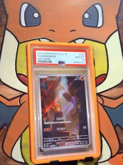 Charmander Art Rare Japanese Pokemon 151 168/165 PSA 10 - Image 1