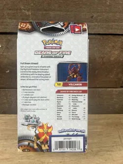 Pokemon XY Steam Siege Gears Of Fire Theme Deck Volcanion New Sealed - Image 5