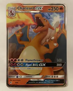 Charizard GX Ultra Rare | Hidden Fates | Pokemon 9/68 | NM - Image 1