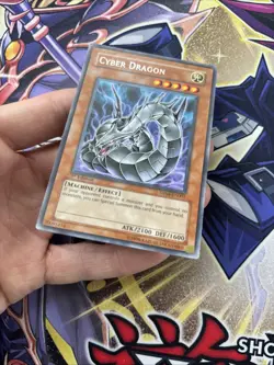 (YBL) Yugioh Cyber Dragon DP04-EN001 Rare 1st Ed LP - Image 2