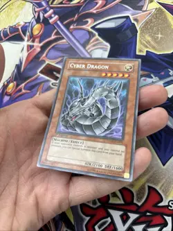 (YBL) Yugioh Cyber Dragon DP04-EN001 Rare 1st Ed LP - Image 5