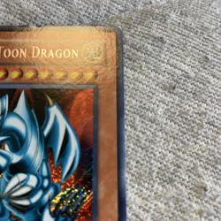 Blue-Eyes Toon Dragon English Secret Rare 1st MRL-000 Yu-Gi-Oh! Yugioh NM - Image 3