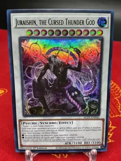 Juraishin, the Cursed Thunder God ALIN-EN043 Yugioh Alliance Insight LP - Image 1