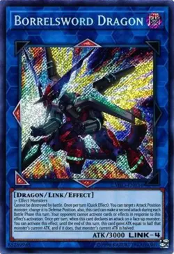 Borrelsword Dragon - CYHO-EN034 - Secret Rare - Unlimited Edition NM YuGiOh! Cy - Image 1