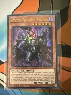 Yugioh Eidos the Underworld Monarch DUAD-EN017 Ultra Rare 1st Ed Near Mint - Image 1
