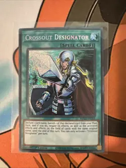 Yugioh Crossout Designator MP22-EN265 Secret Rare 1st Ed NM - Image 1