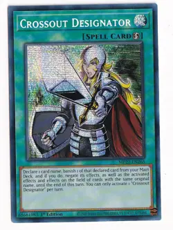 Yugioh Crossout Designator MP22-EN265 Secret Rare 1st Ed NM - Image 1