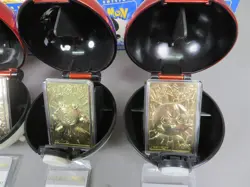 Pokemon 1999 Burger King 23k Gold Plated Cards & Balls Blue Complete Set of 6 - Image 4