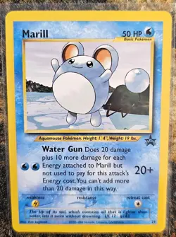 2000 Pokemon Black Star Promo Marill 29 MINT - Image 1