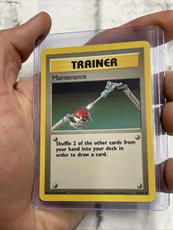 Maintenance 83/102 UC TCG Unlimited Base Set Pokemon Card NM/MT Nintendo Vtg TCG - Image 1